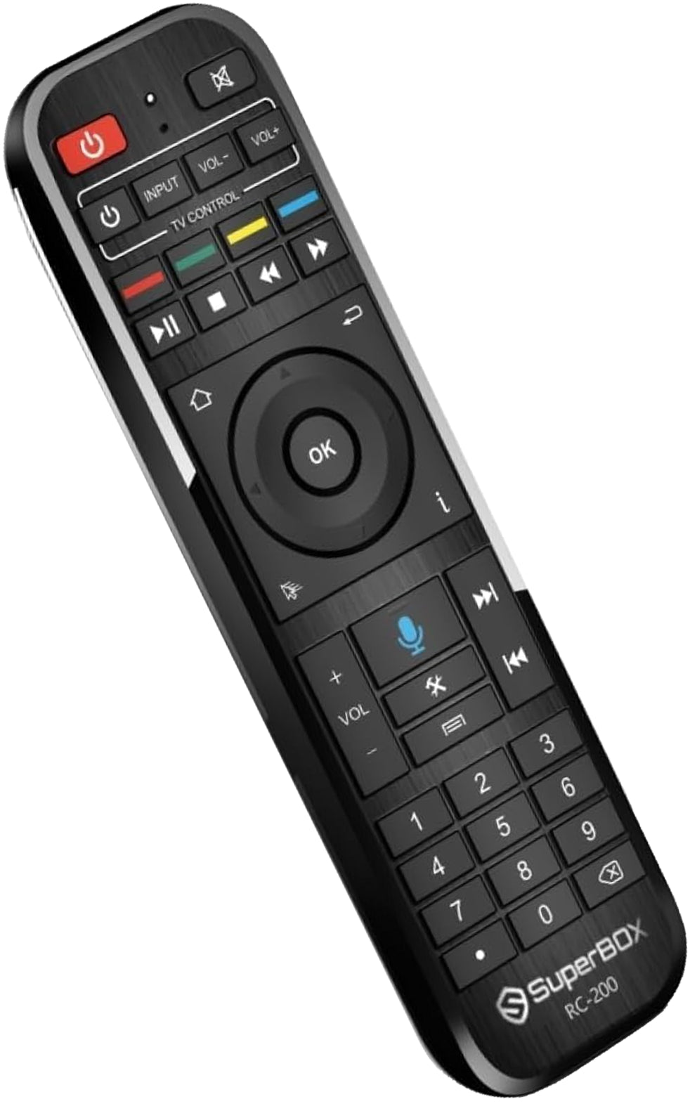 Official Superbox RC-200 Remote Replacement for S6 Ultra/Max/Pro, S5 Max/Pro, Elite Ultra/Pro - Original Remote Control for Superbox TV Box