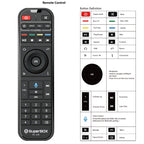 Official Superbox RC-200 Remote Replacement for S6 Ultra/Max/Pro, S5 Max/Pro, Elite Ultra/Pro - Original Remote Control for Superbox TV Box